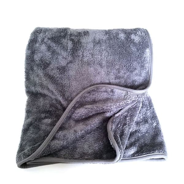 Pläd - Wellsoft - Vanlig - Antracitgrå - 150x200 - Soft touch