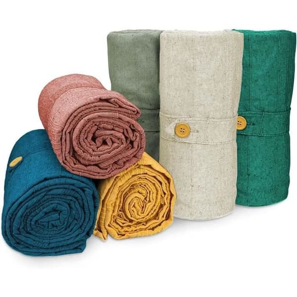 Rullbar filt DOUCEUR D'INTERIEUR Lucile Sage grön 180 x 220 cm - Syntet - Modern