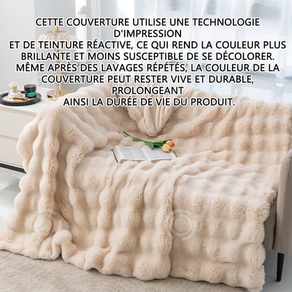 INN Flanellfilt varm fleecefilt fluffig och mysig filt soffa filt sängfilt 130x160cm