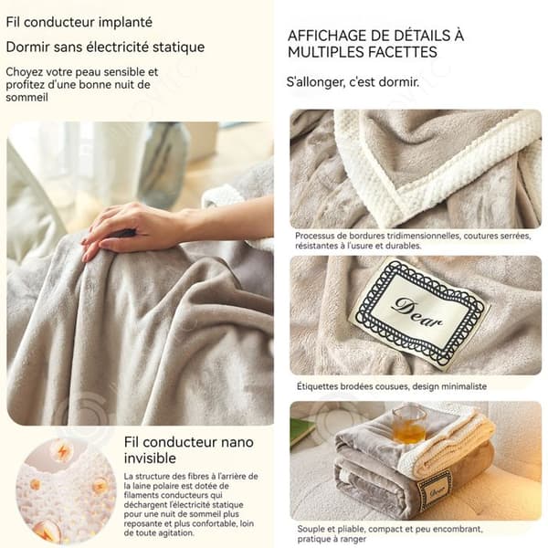INN filt 200x150cm rutig soffa mjölk fleece multifunktionell varm och bekväm antistatisk utsökta semesterpresenter
