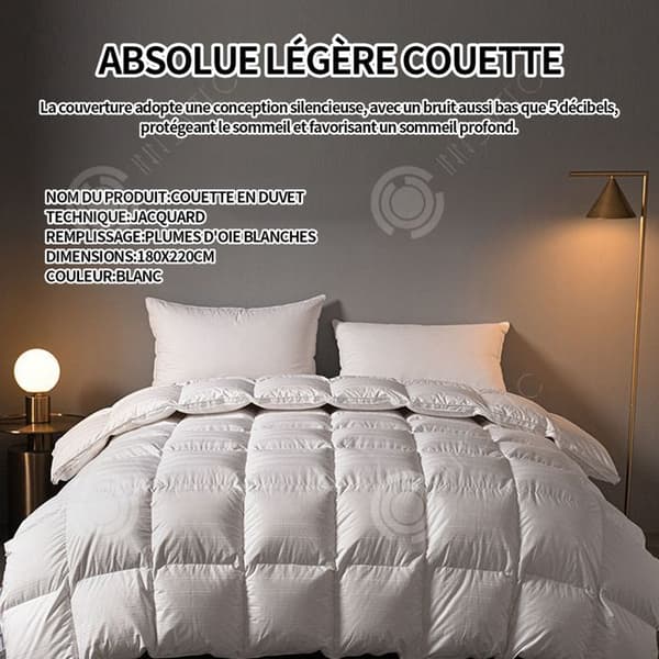 INN Sommartäcke 180x220cm enhetlig fyllningsindelning lätt vikt för sommaren absolut lätt täcke blah dun