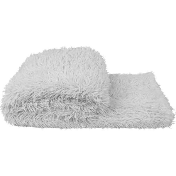 Fuskpälsöverdrag - Zoeppritz - Reborn - 140 x 190 cm - Grå - Maskintvättbar upp till 30°C