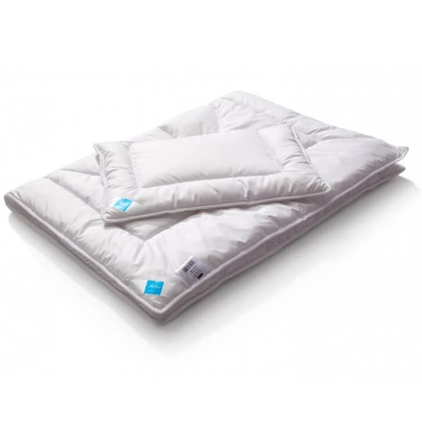 Eksklusivt børnesæt 100% AMZ gåsedun - 100x135 / 40x60 BABIES PREMIUM GULD