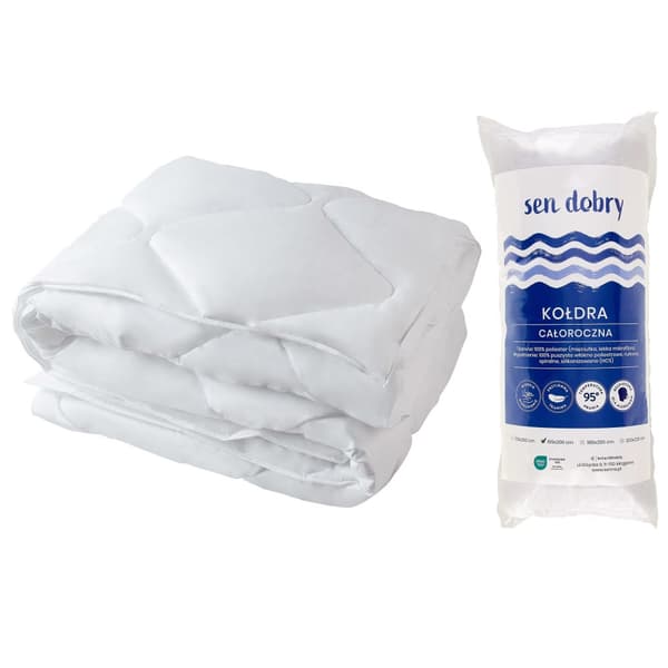 Anti-allergisk helårsdyne Good Night 155x200 hvid