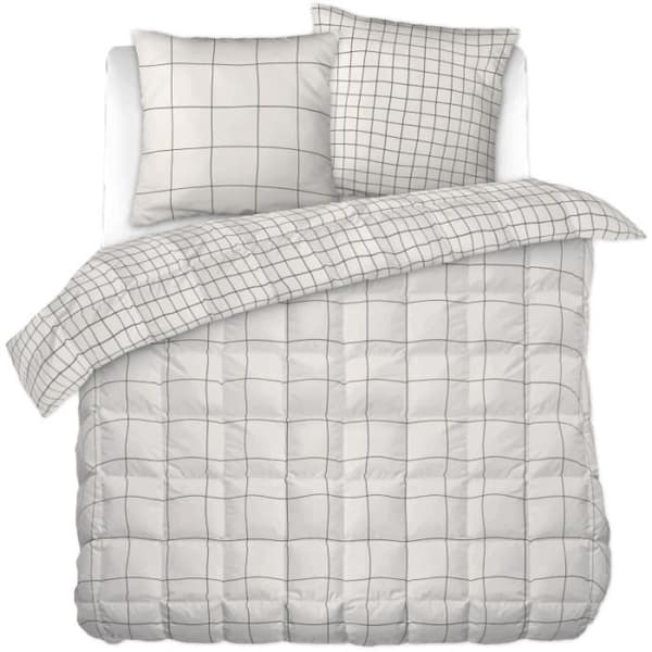 Couette alla dimensioner "Carrie Pampa" Reversibel 100% Bomull / 57 Trådar/cm² - - 200 x 200 cm för säng 120 cm