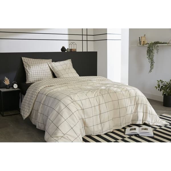 Couette alla dimensioner "Carrie Pampa" Reversibel 100% Bomull / 57 Trådar/cm² - - 240 x 260 cm för King size säng