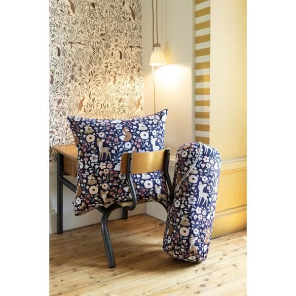 Couette tryckt alla dimensioner "Förhäxad skog" Reversibel 100% Bomull / 57 Trådar/cm² - - 220 x 240 cm för 2-personers säng