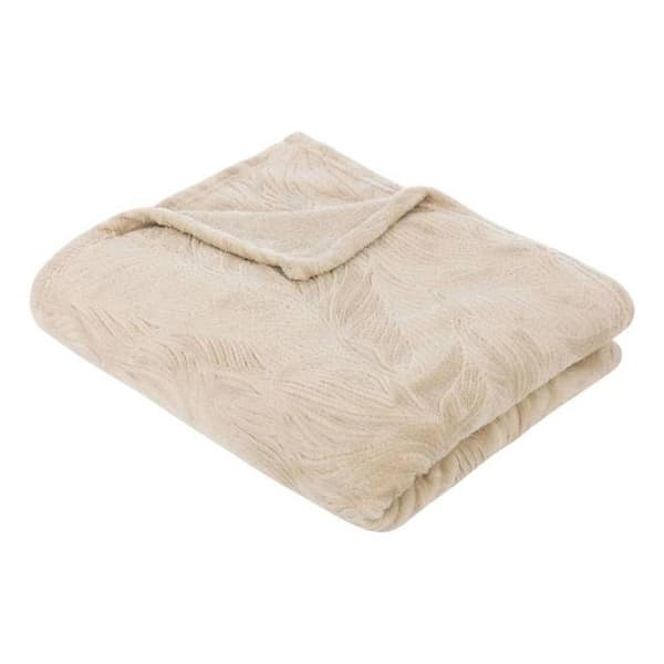 Rutig fleece Roy beige 125x150cm - Atmosphera inredningsdesigner - Beige Rutig fleece Roy beige 125x150cm - Atmosphera inredningsdesigner - Beige