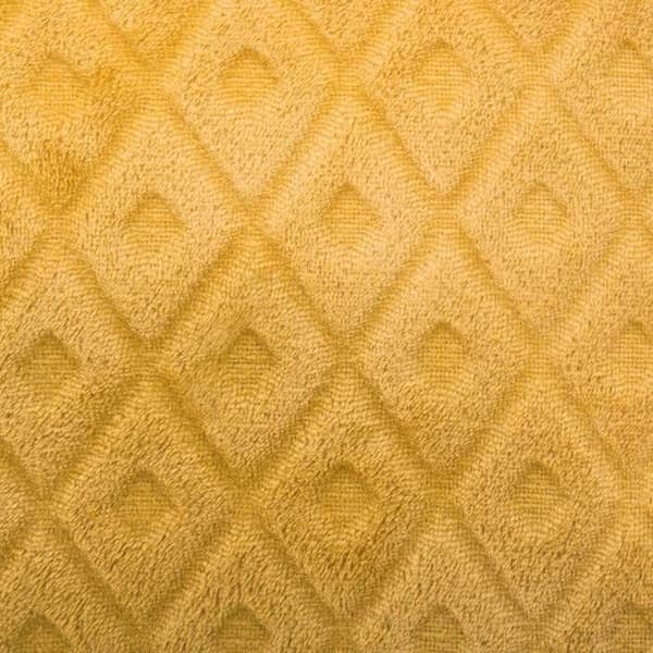 Rutig - Atmosphera - Rombo - Ocker gul - 125x150 cm - Flanell