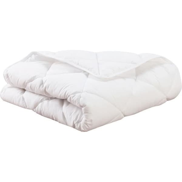 Täcke - 75x120 cm - MON P'TIT DODO - Varm - 100% Polyester Silikon ihålig fiber - 1 person - Vit