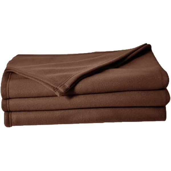 TOISON D'OR - Fleecefilt - Poleco - 220x240cm - Choklad