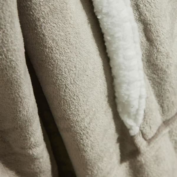 Sweatfleece - IDAG - Långa ärmar och ficka - 70 x 87 cm - Beige