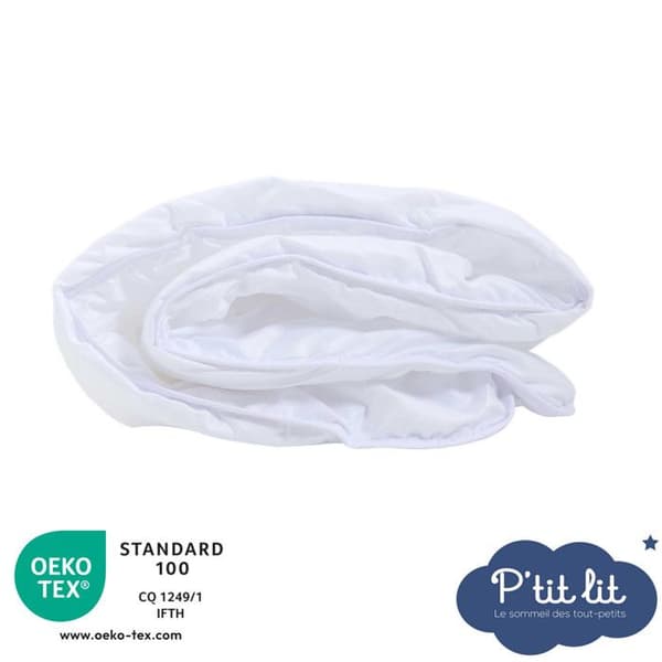 P'tit lit - Babydynaa | Barnedynaa 75x120 cm - Dynea 220gr/m2 - Anti-midd, bakterier - Oeko Tex® - Fransk design