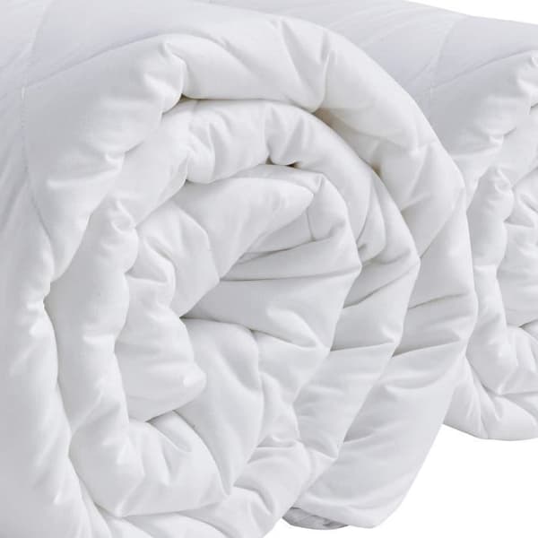 WAVVE plysch mikrofibertäcke stor storlek, king size täcke 2 personer 220X240 cm, tempererad fyllning 300 g/m2 mellansäsong