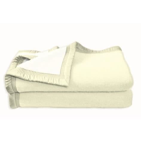 Filt i 100 % ren jungfruull 500g/m² - Blekt Natur - 240 x 300 cm