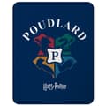 Miniatyrbild 2 av 2: Pläd - WARNER BROS - HARRY POTTER - Blå - 100% polyester - 110x140 cm