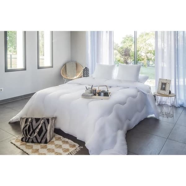 'Couette - BLANREVE - Cocooning - 140x200 cm - Anti kvalster - Ekologiskt Ansvarig'