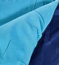 Miniatyrbild 3 av 4: Couette Basics - 2017041907 - Omvänd microfleece-täcke, marinblå/blå, 135 x 200 cm