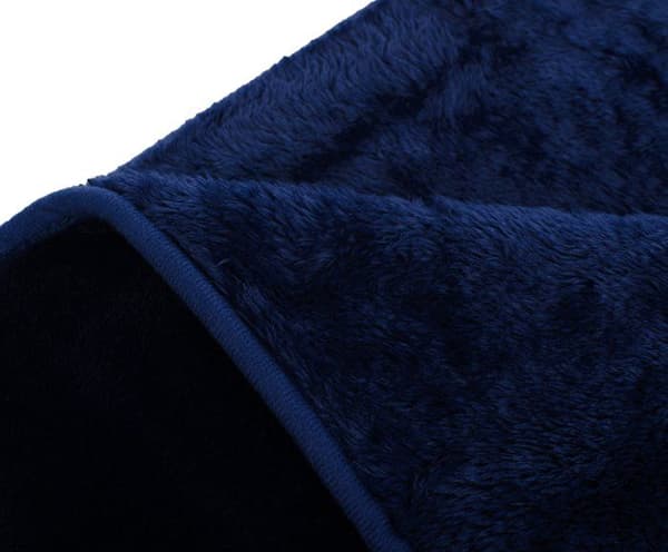 Gözze - 40128-05-220240 - Gozze - Premium Cashmere-känsla mysig filt, 500 g/m, 220 x 240 cm - Marinblå