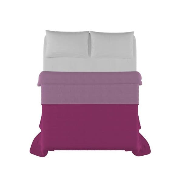 Italienskt sänglinne - B-Q-EL-2P-05-lilla/fucs - MB Hem Italien "Elegant" "Elegant" Sommartäcke, 260x270 cm, Lila/Fuchsia