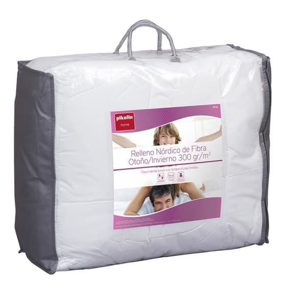 Sängöverkast i anti-dammkvalsterfiber 300g/m² ventilerande - Pikolin Home - 250x220cm