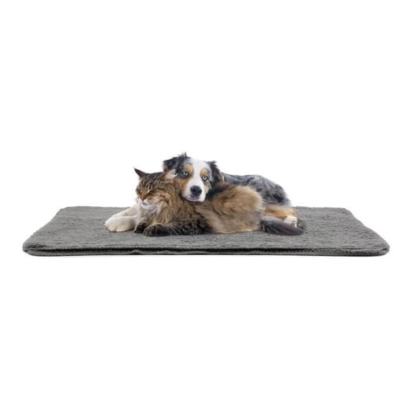 Täcke - Snug Rug - Sherpa fleece - Mjuk och varm - Storlek M 120x88cm - Grå