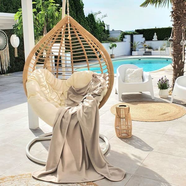 Filt - edredon - pläd Zollner - 00000270-130170-247 - Mysig filt, 130x170 cm, Fleece, Microfiber, Beige