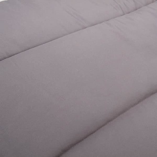 Pikolin Home - Dunt höst/vinter i tvåfärgad fiber, 300 g/m², färg Grå - 240x220cm