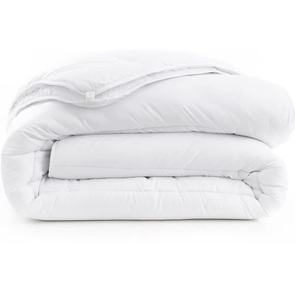 Couette 4 säsonger - ABEIL - Vit - 220x240 - 500g/m² - Polyester Cyclafill