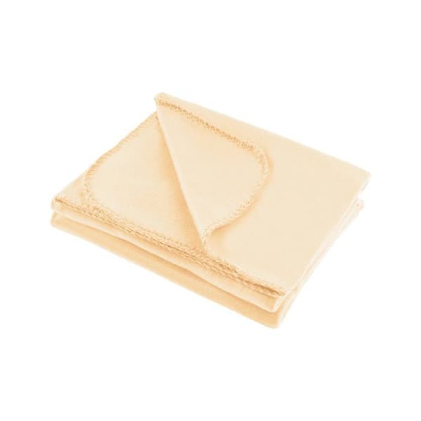 Täckning - täcke - pläd Teesa - TSA8900-4 - Fleecefilt 130x150 cm - crème