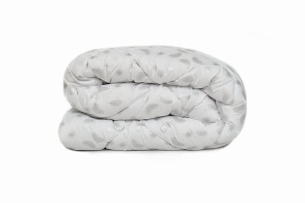 Peitto 220x200 Ympärivuotinen antiallerginen hopeanvärisistä höyhenistä PREMIUM