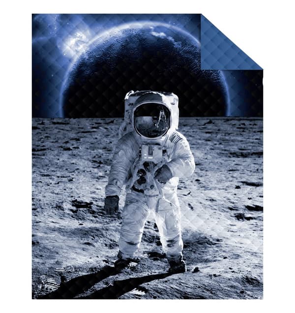 Sengetæppe til unge 170x210 Nasa Space