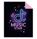 Miniatyrbillede 1 af 4: Sengetæppe til unge 170x210 Musik Nutka