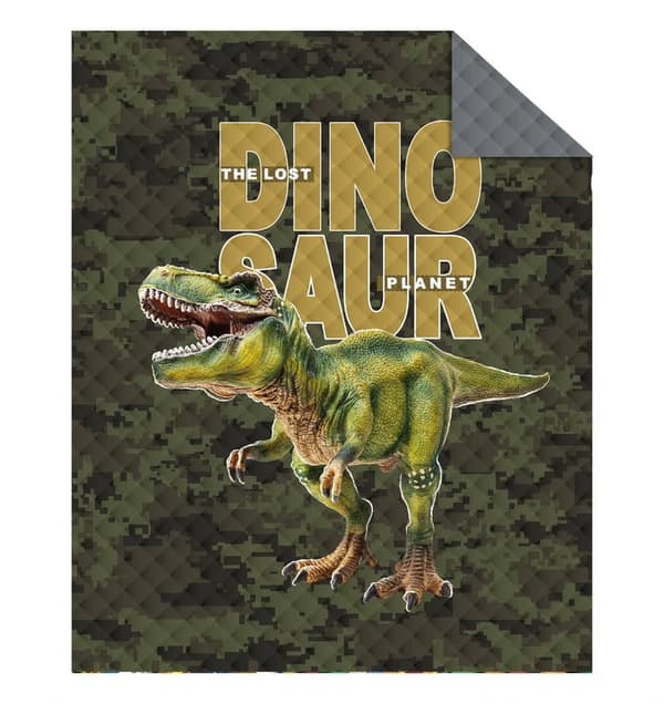 Nuorten päiväpeitto T-Rex-dinosaurus 170x210