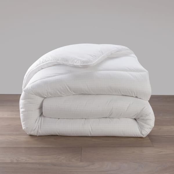 DODO Tempererat täcke 300gr/m² 140x200 cm - Skydd mot vägglöss och dammkvalster - Vit - Tillverkad i Frankrike