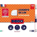 Miniatyrbild 6 av 6: Täcke 140x200 cm DODO CHAMPS DE LIN - Varmt - 450 g/m² - 1 persons täcke - Mjukt och varmt - Antikvalster Antibakteriellt - Vitt