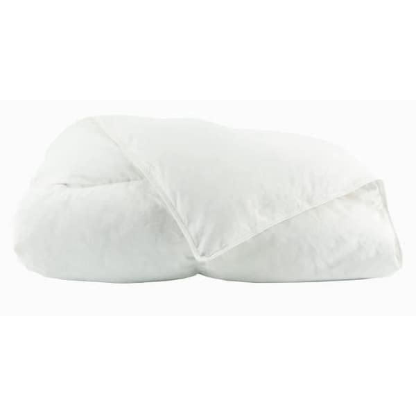 TOISON D'OR - Lämmin Daisy-peitto (300g/m²) - 240x260cm - Höyheniä ja untuvaa - 2 hengelle - Valkoinen
