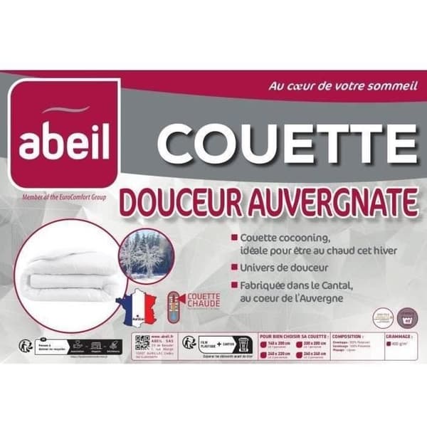 Auvergne Sweet täcke - 140 x 200 cm - Hot - 1 person - Abeil