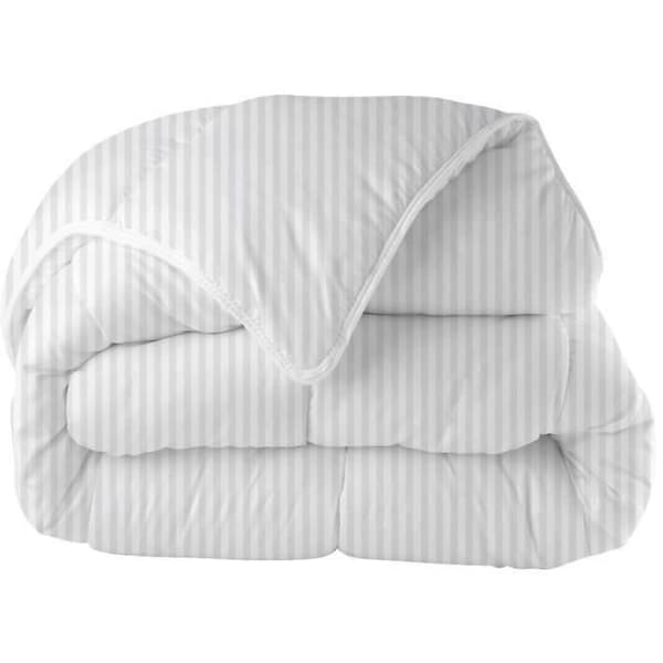 Påslakan 220x240 cm BLANREVE PRESTIGE Multiskydd - 100% Polyester - 2 Personer - Randig Satin