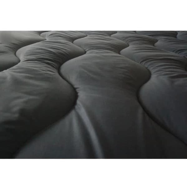 ABEIL Tvåfärgat påslakan - 140 x 200 cm - Vitt och grått