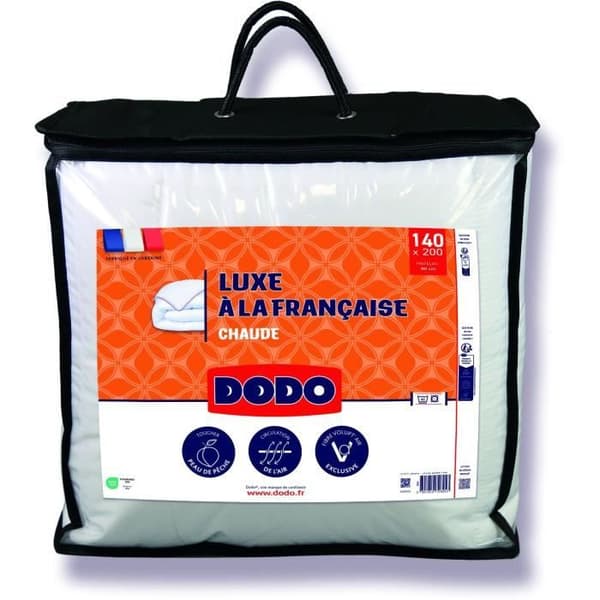DODO - Påslakan - Fransk lyx - 140 x 200 cm - 350 g/m² - VOLUPT'AIR - Vit