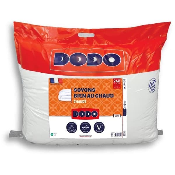 DODO - Dynebetræk - Varm - 220 x 240 - 400 g/m² - VOLUPT'AIR - Hvid