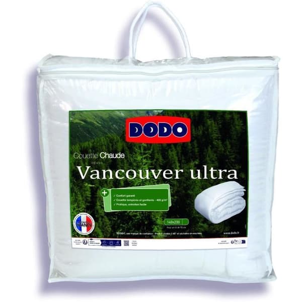 Dodo Vancouver täcke - 140x200 cm - ultra - tillverkat i Frankrike