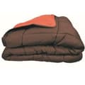 Miniatyrbillede 3 af 6: Dynebetræk i mikrofiber 400 g/m² CALGARY Chokolade & Koral 220x240cm