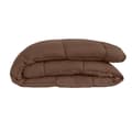 Miniatyrbillede 6 af 6: Dynebetræk i mikrofiber 400 g/m² CALGARY Chokolade & Koral 220x240cm