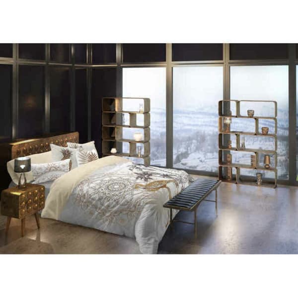 Påslakan Naturals Golden - UK king size-säng (240 x 220 cm)