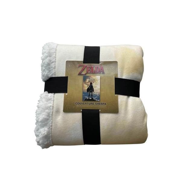 Lyo Nintendo Sherpa Throw - Zelda Link Botw