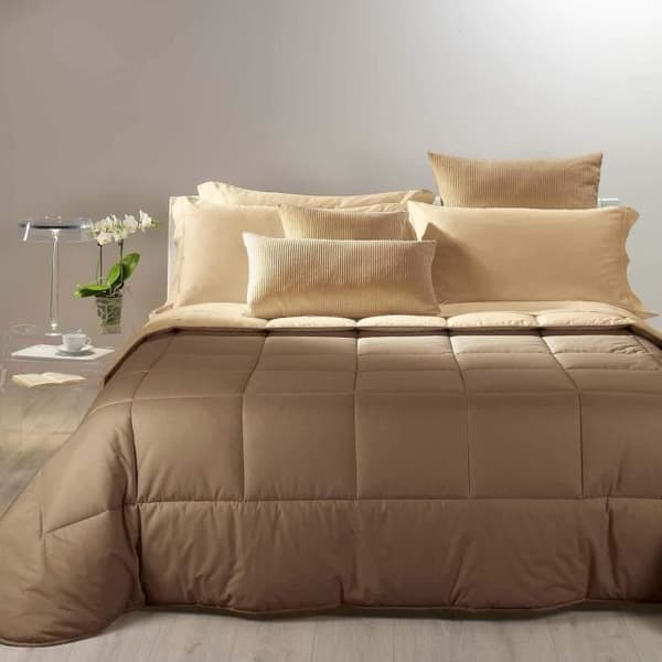 Caleffi - Couette Douce Duvet Varm och Andas för Sommar och Vinter, Maskintvättbar, Tillgänglig 170x265 cm - Couette 220x265 -