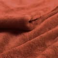 Miniatyrbild 2 av 3: PLÄD 125 x 150 CM PLAIN FLANNEL FLANOU TERRACOTTA