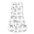 Miniatyrbild 1 av 6: INGENUITY, Swaddling Bag, sovsäck för elefanter, för mellansäsong TOG 1. Justerbar från 3 till 6 månader, Oeko-Tex-certifierad